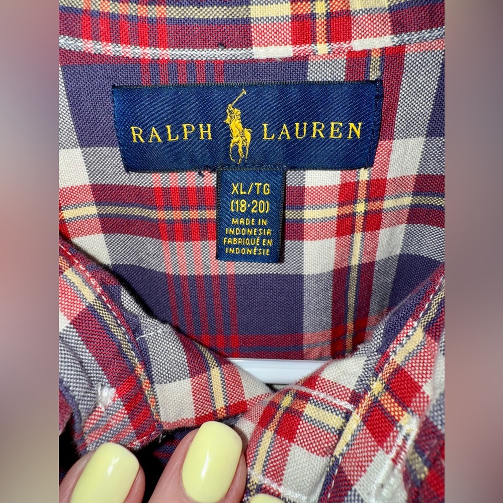 Ralph Lauren Button Down, Size XL (18/20) - Picture 3 of 3